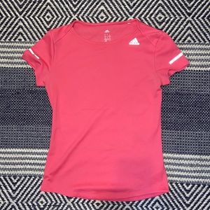 FINAL PRICE Adidas Running Shirt Short Sleeve Hot Pink Reflective